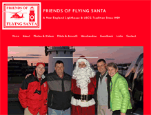Tablet Screenshot of flyingsanta.com